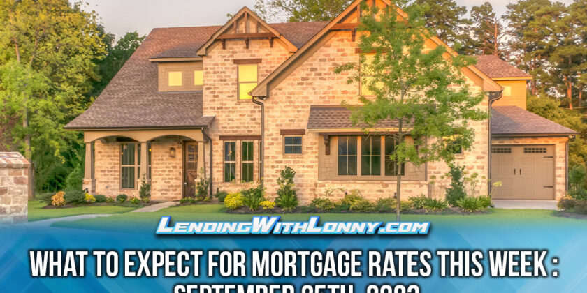 What to Expect for Mortgage Rates This Week – September 25th, 2023
